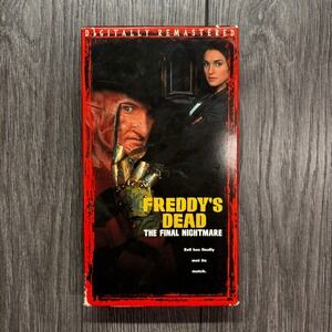 Freddy's Dead The Final Nightmare VHS Digitally Remastered Horror Movie 1991